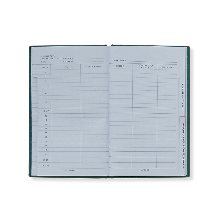 Smythson Panama Style Notebook - Golf Notes