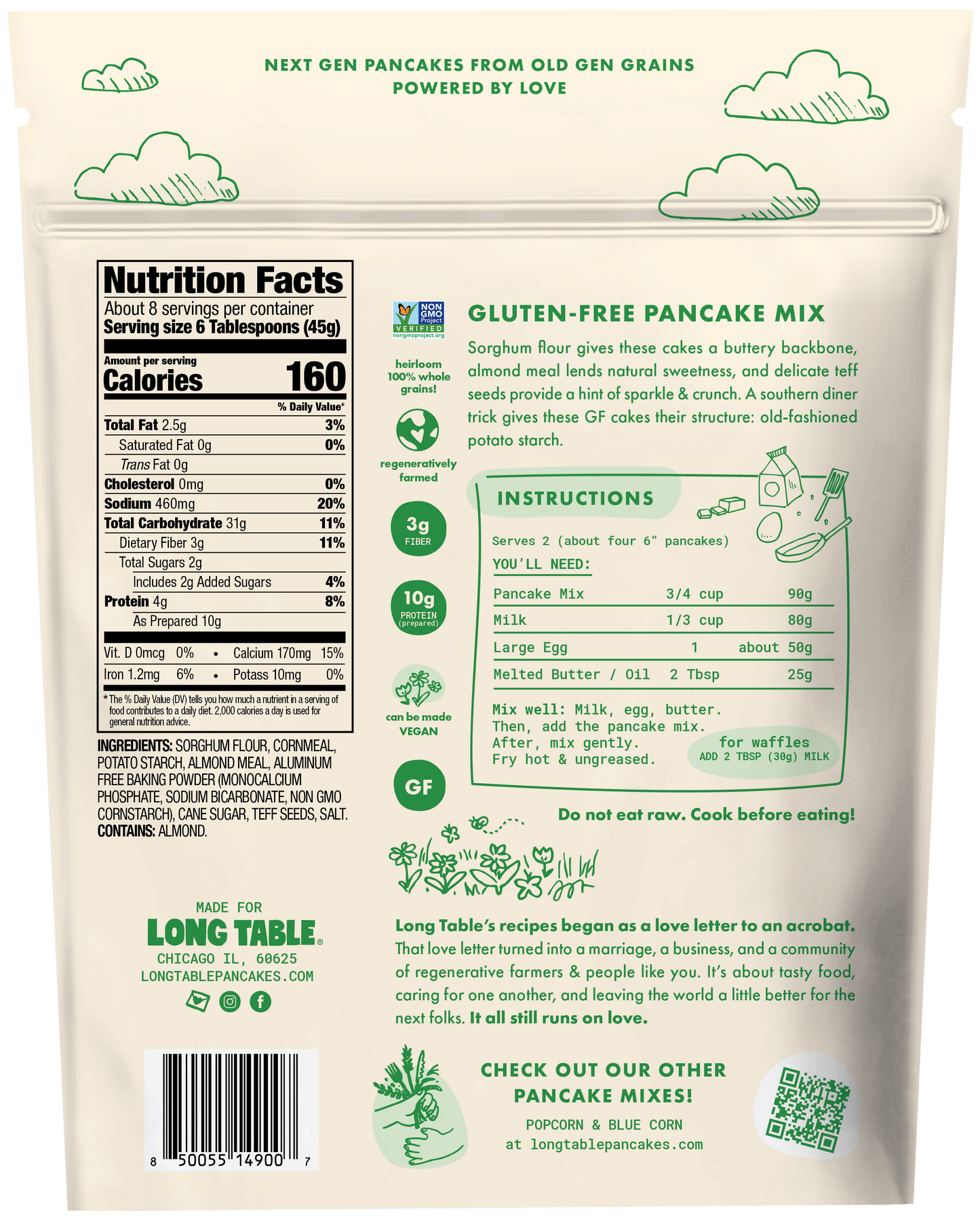 Gluten Free Pancake Mix