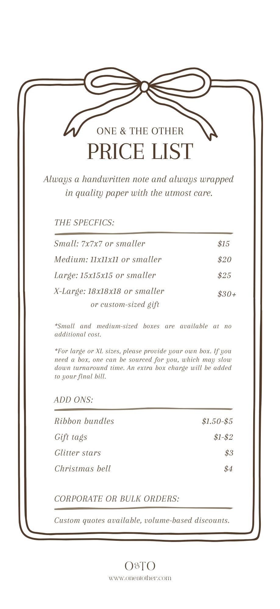 Custom | Wrapping Services