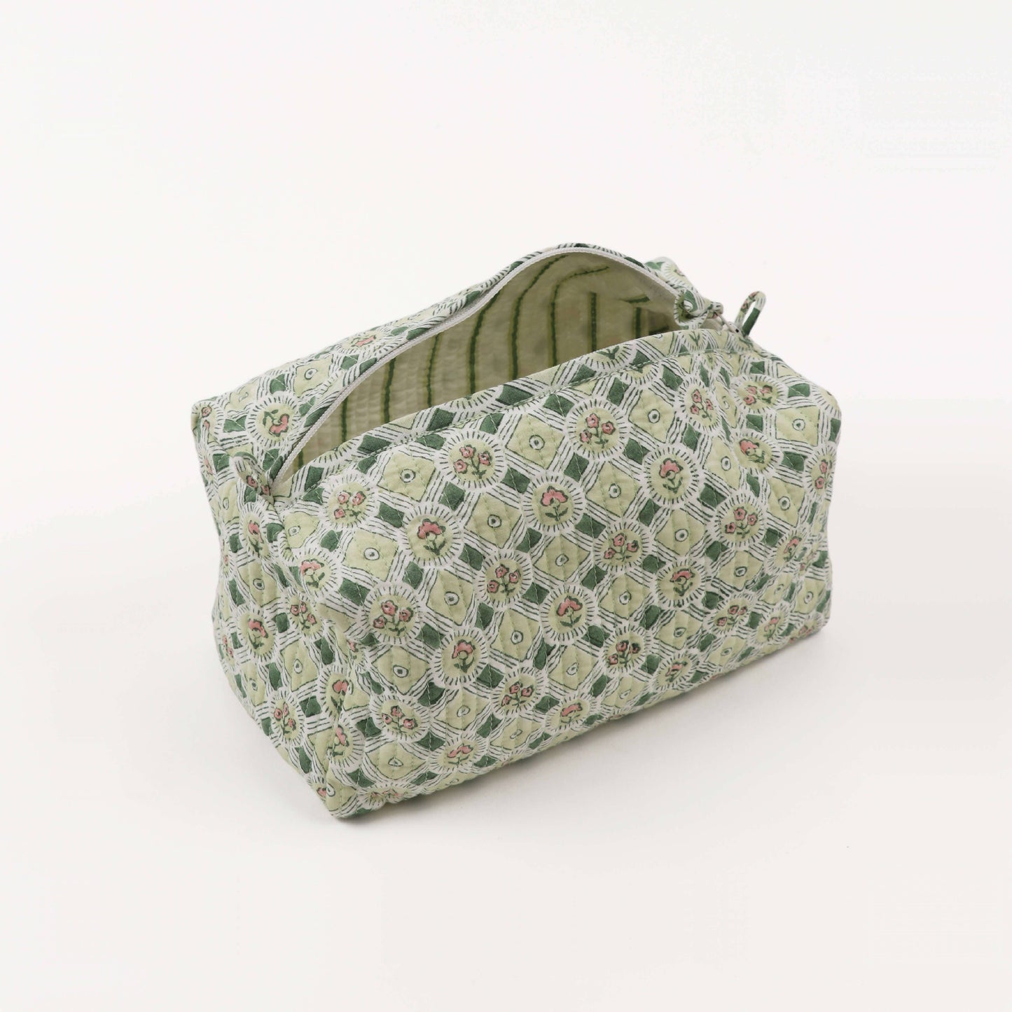 Hand Block Printed Beauty Bag