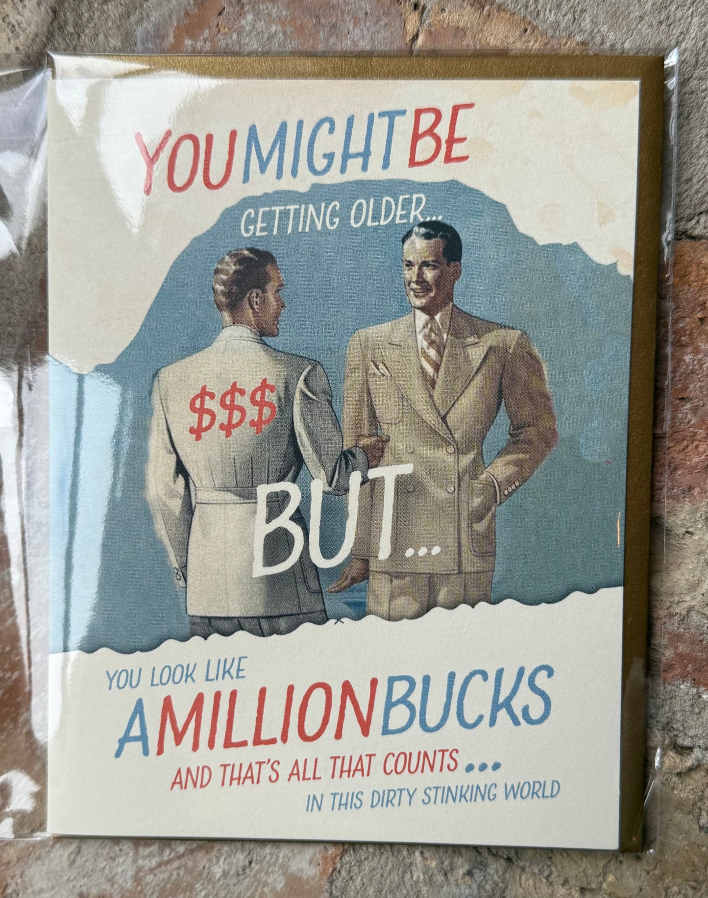 Million Bucks Greeting Card