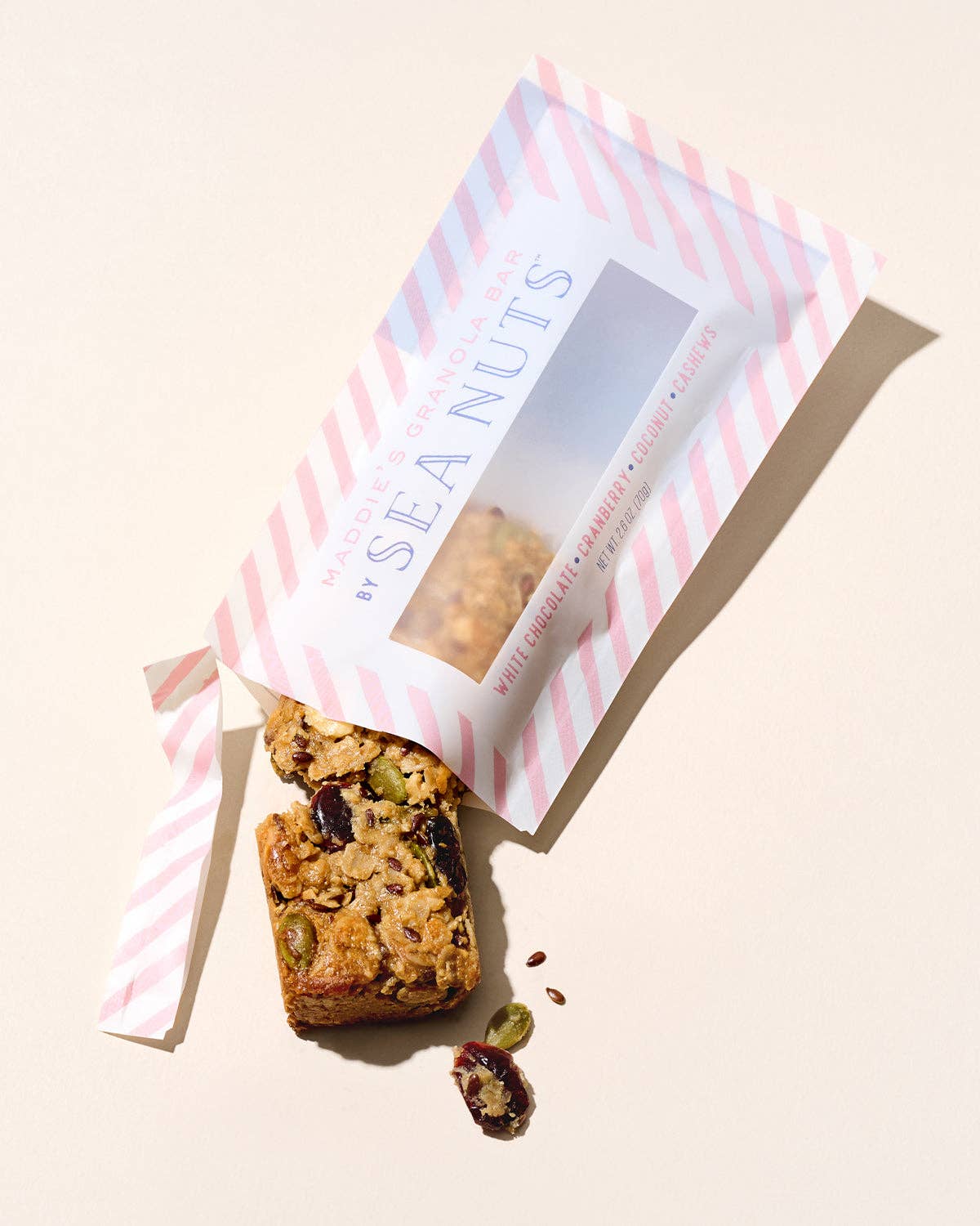Maddie's White Chocolate Cranberry Coconut Cashew Granola Bar
