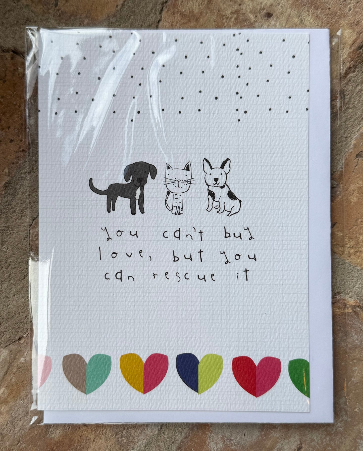 Rescue Love Greeting Card