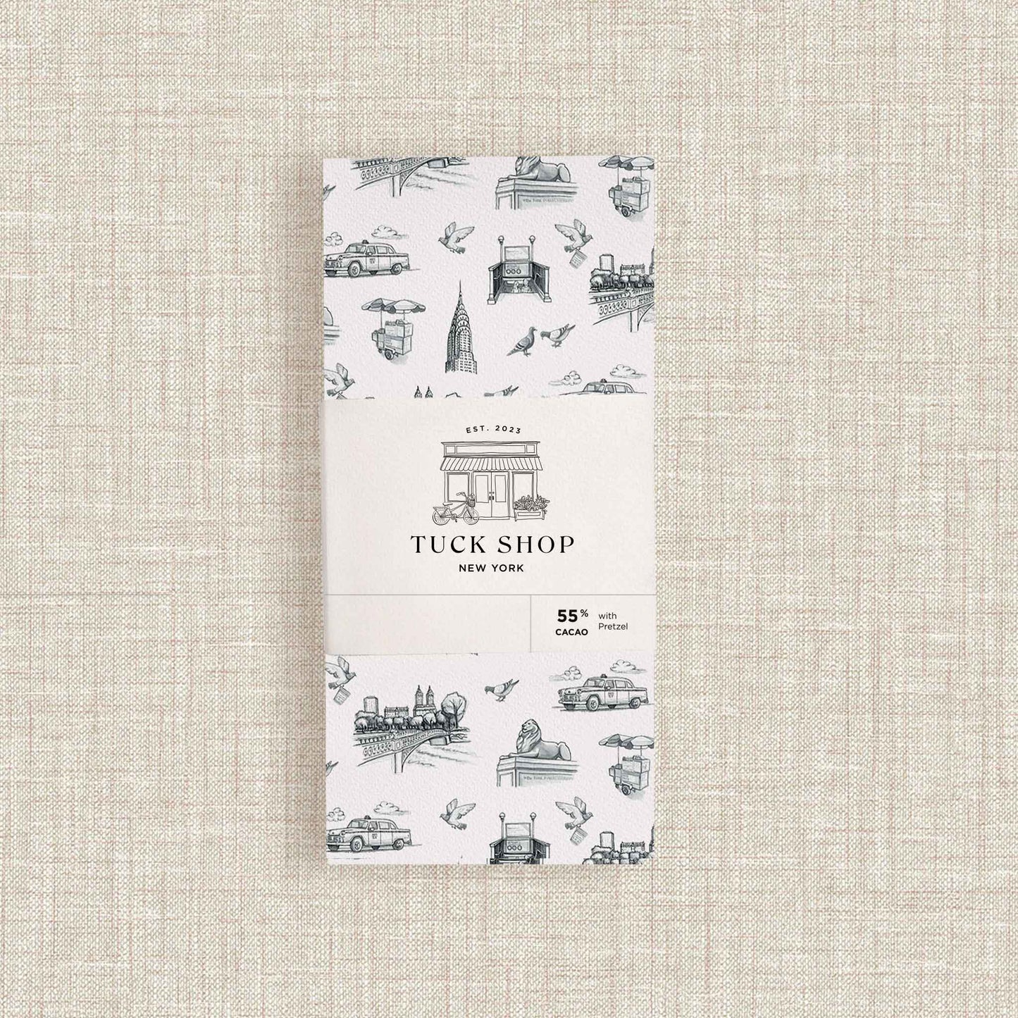 New York 55% Blend with Pretzel Chocolate Bar