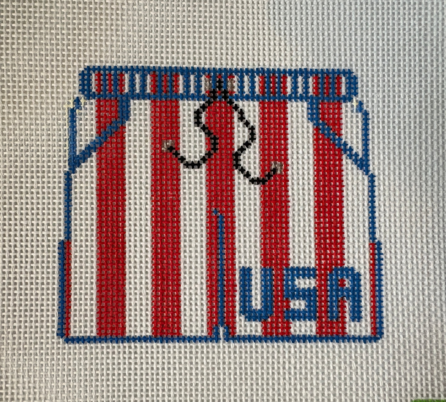 USA Boy Swimsuit Needlepoint Canvas