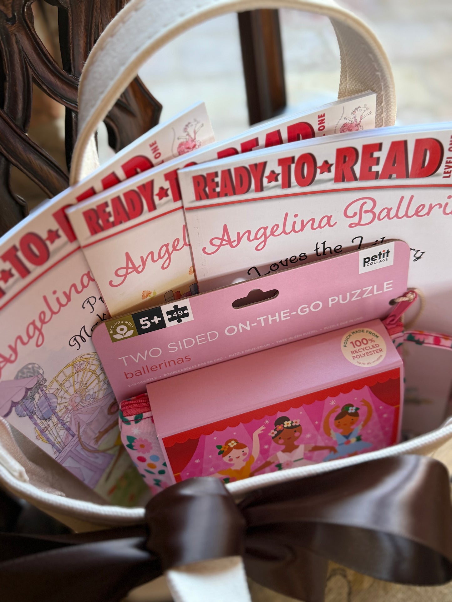 Book & Puzzle Bag - Ballerina