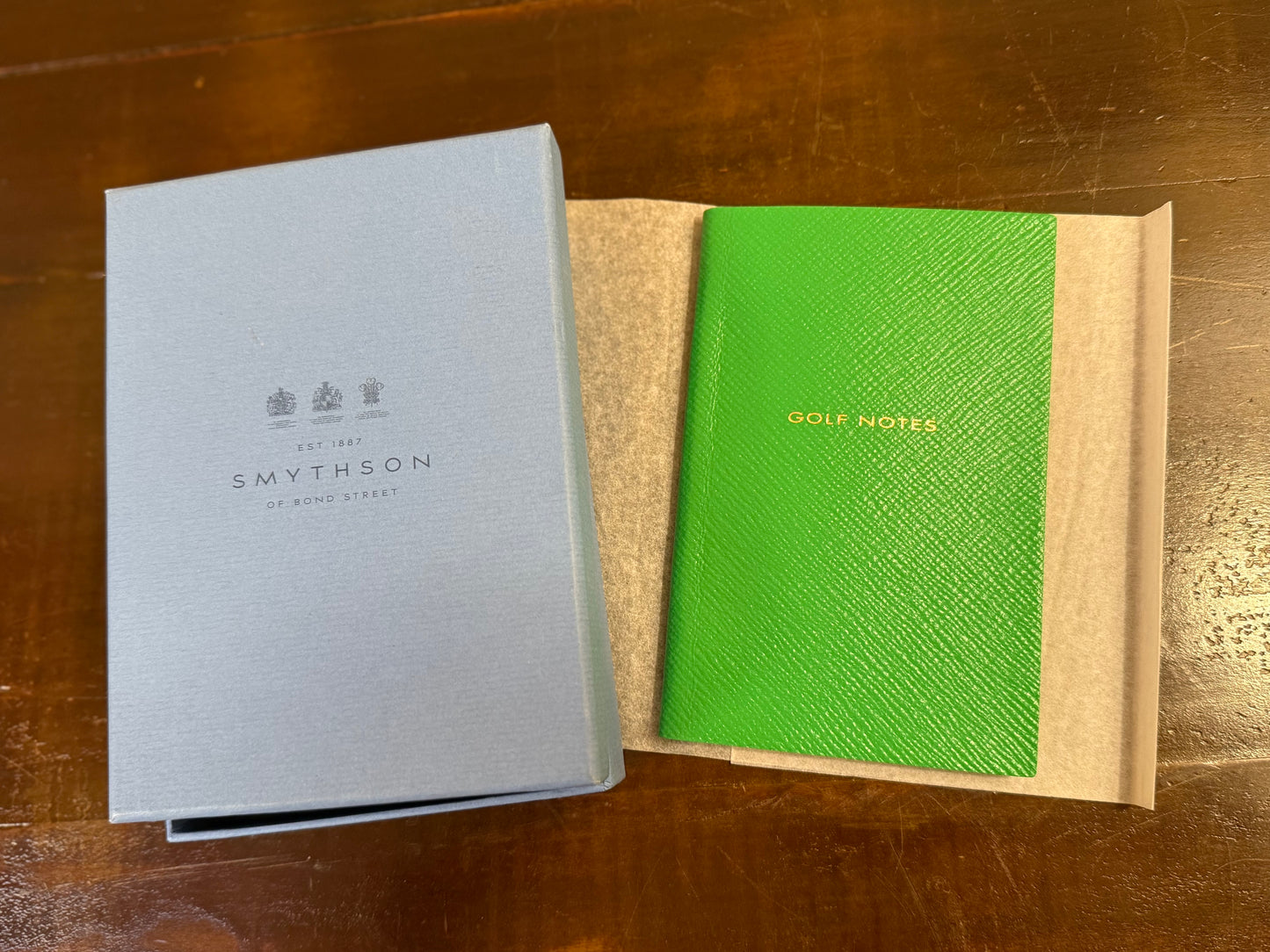 Smythson Panama Style Notebook - Golf Notes