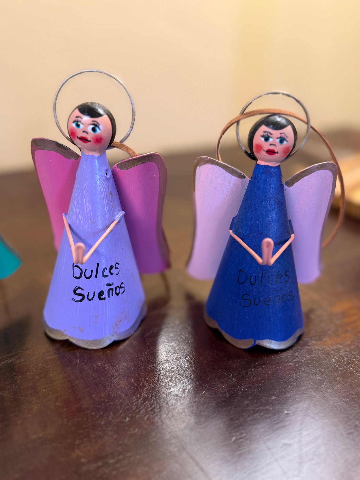 Handmade Angels on Leather Cording