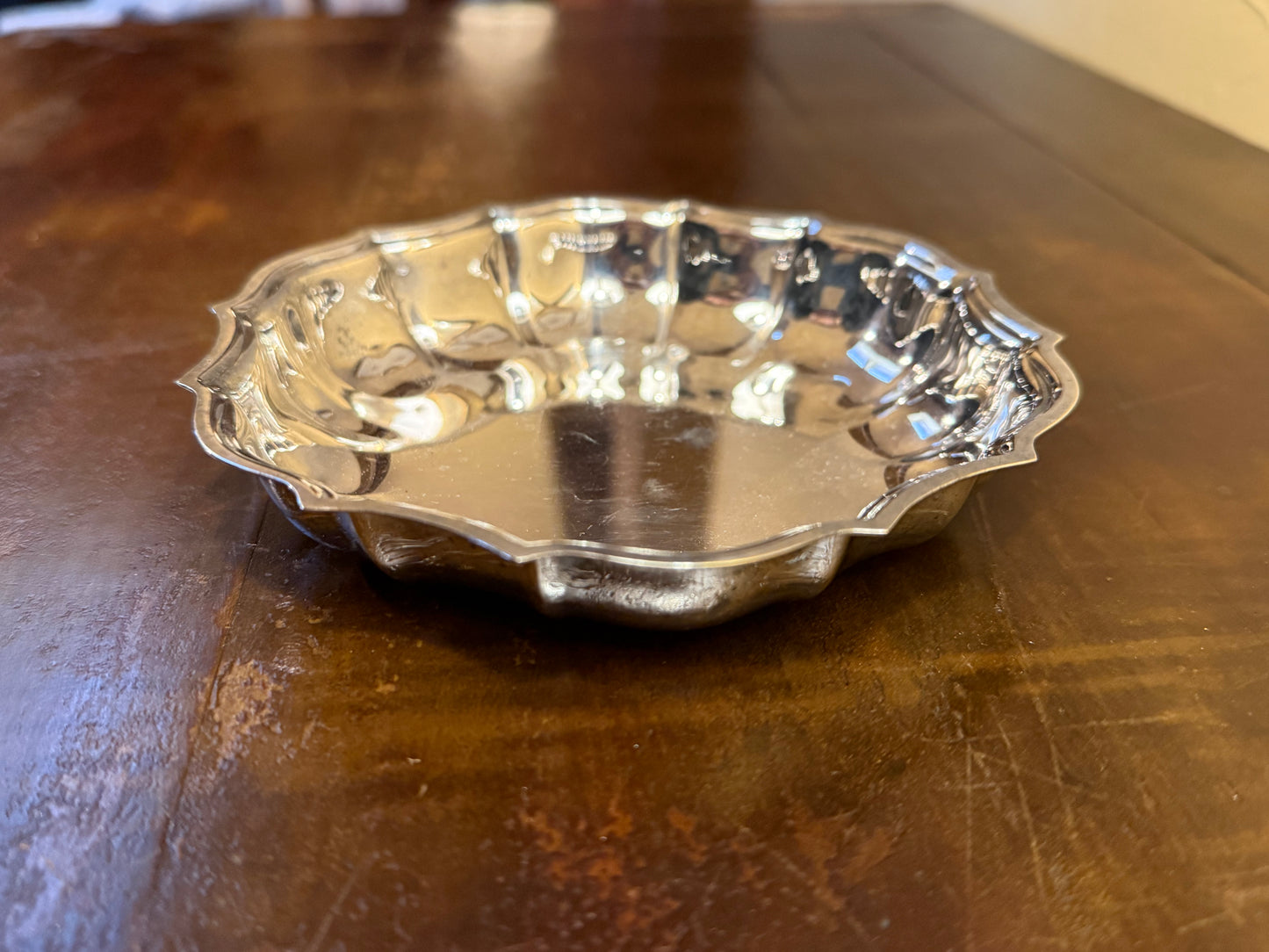 Oneida Silverplate Scallop Dish