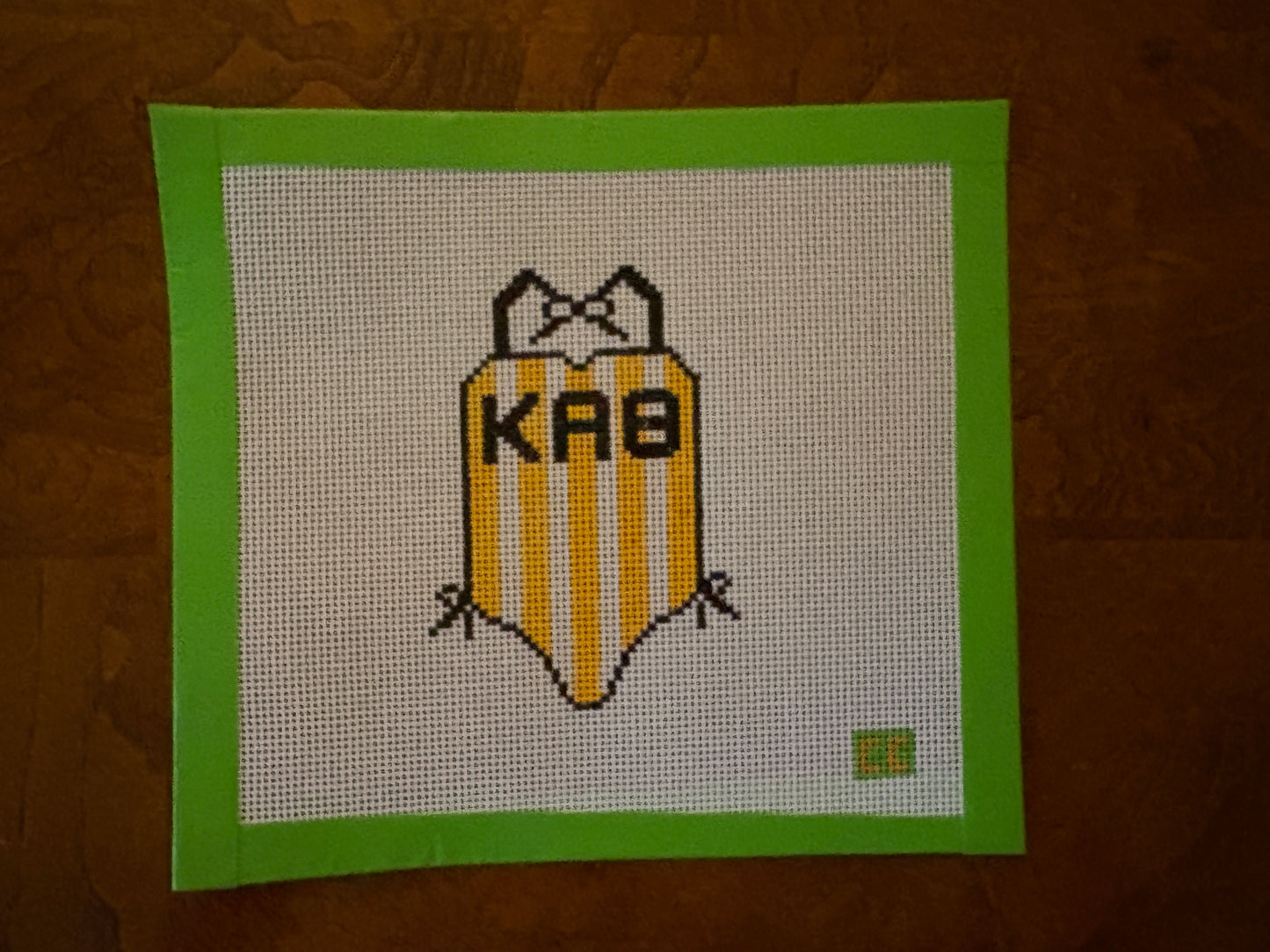 Theta Spring Break Swimsuit Needlepoint Canvas