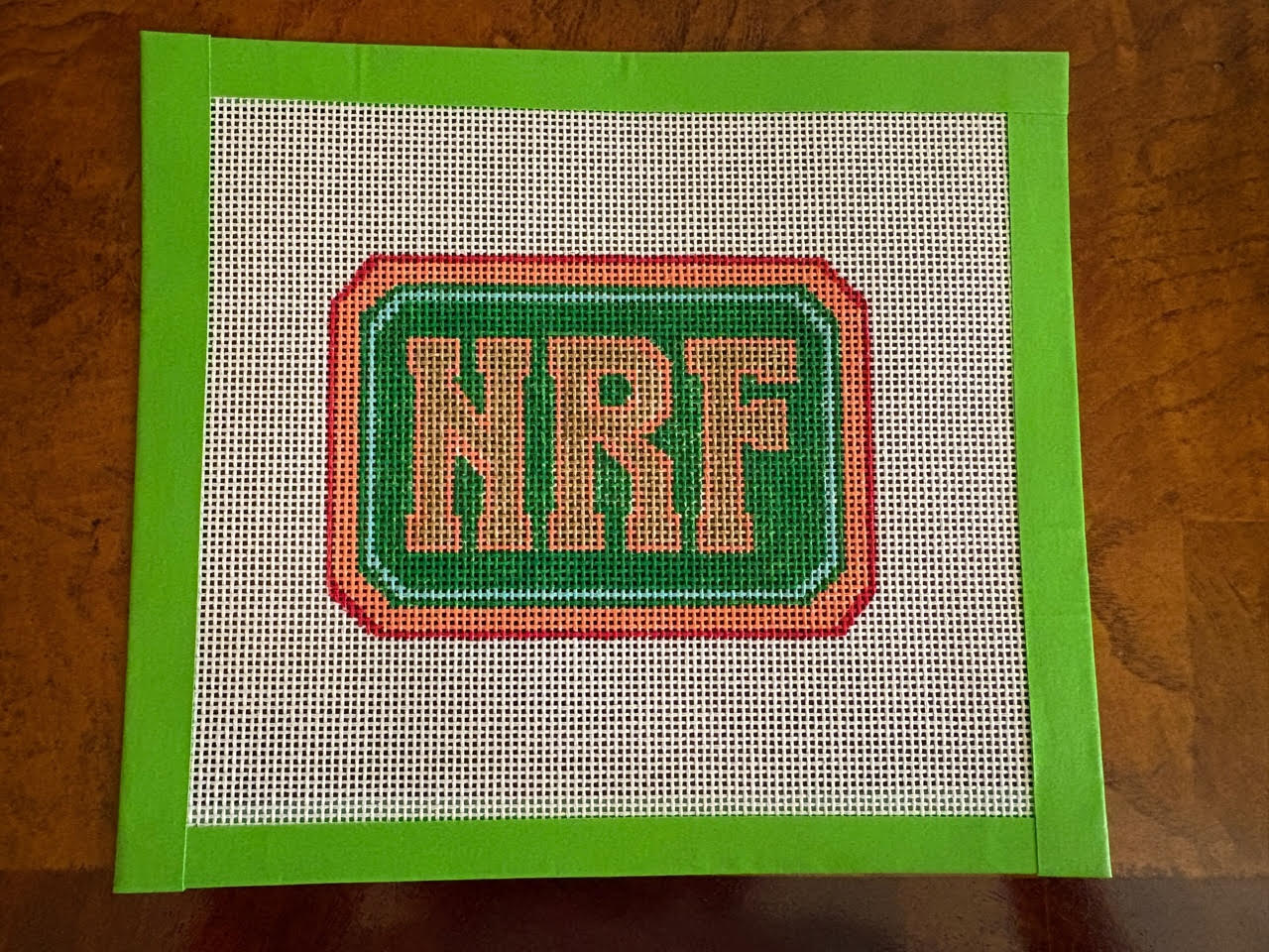 Neches River Festival (NRF) Needlepoint Canvas