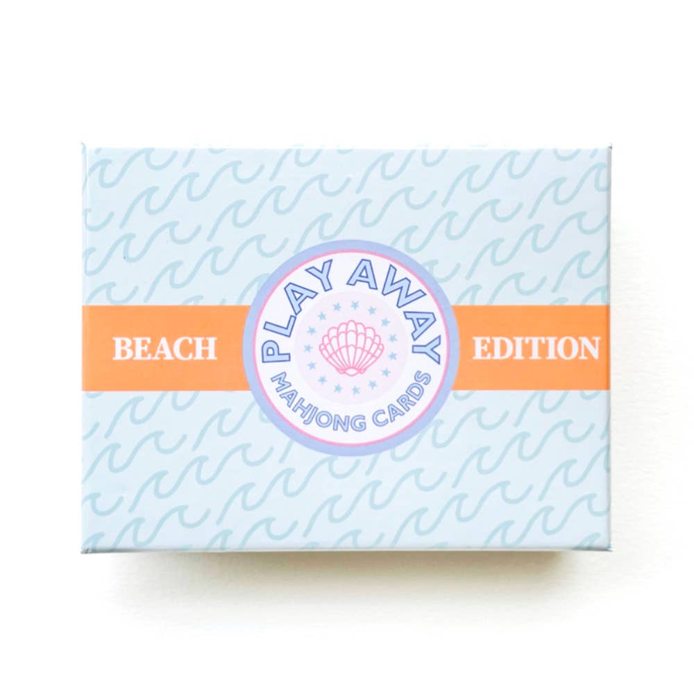 Play Away Mahjong - Beach Playing Card Deck