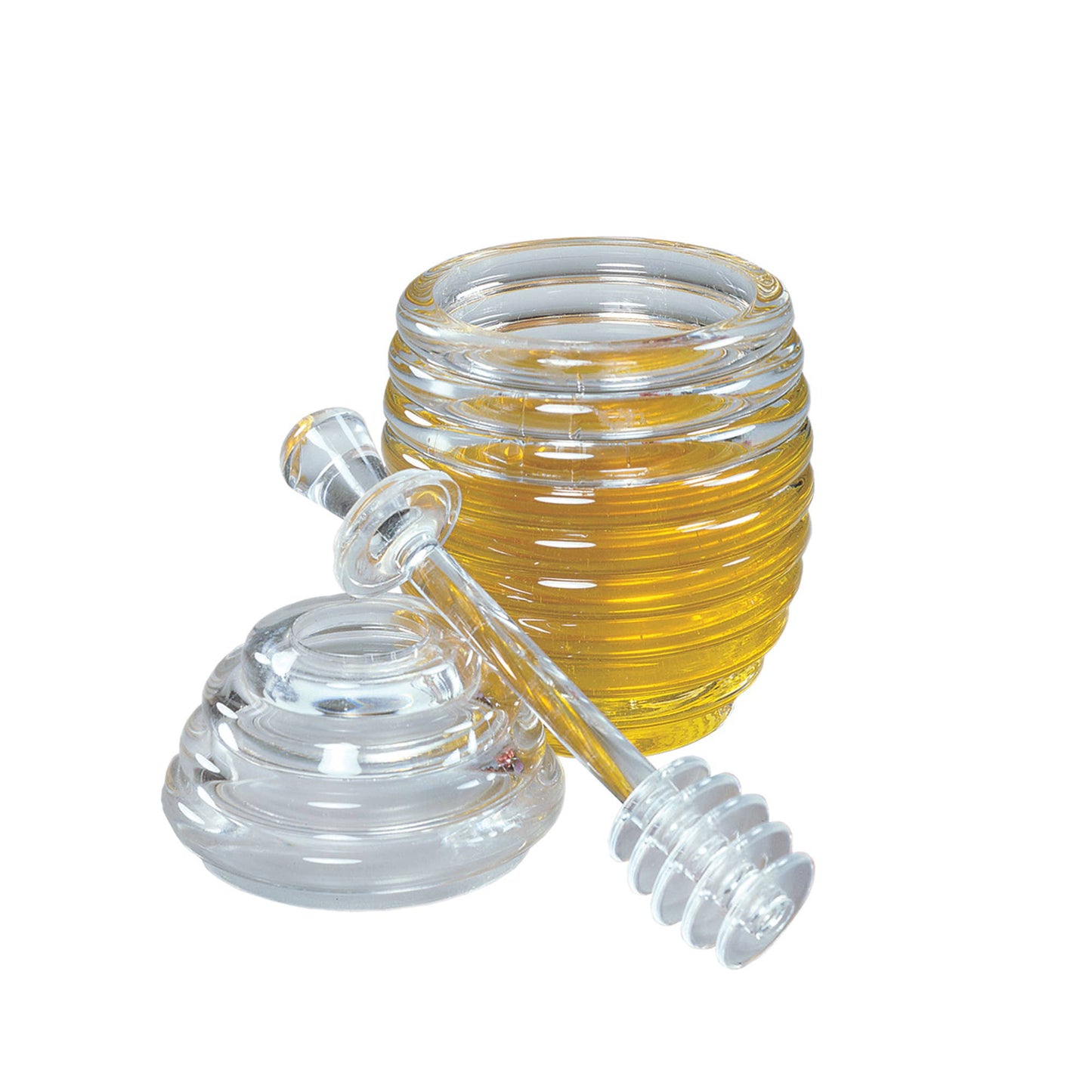 Acrylic Honey Jar and Dipper Set (6oz)