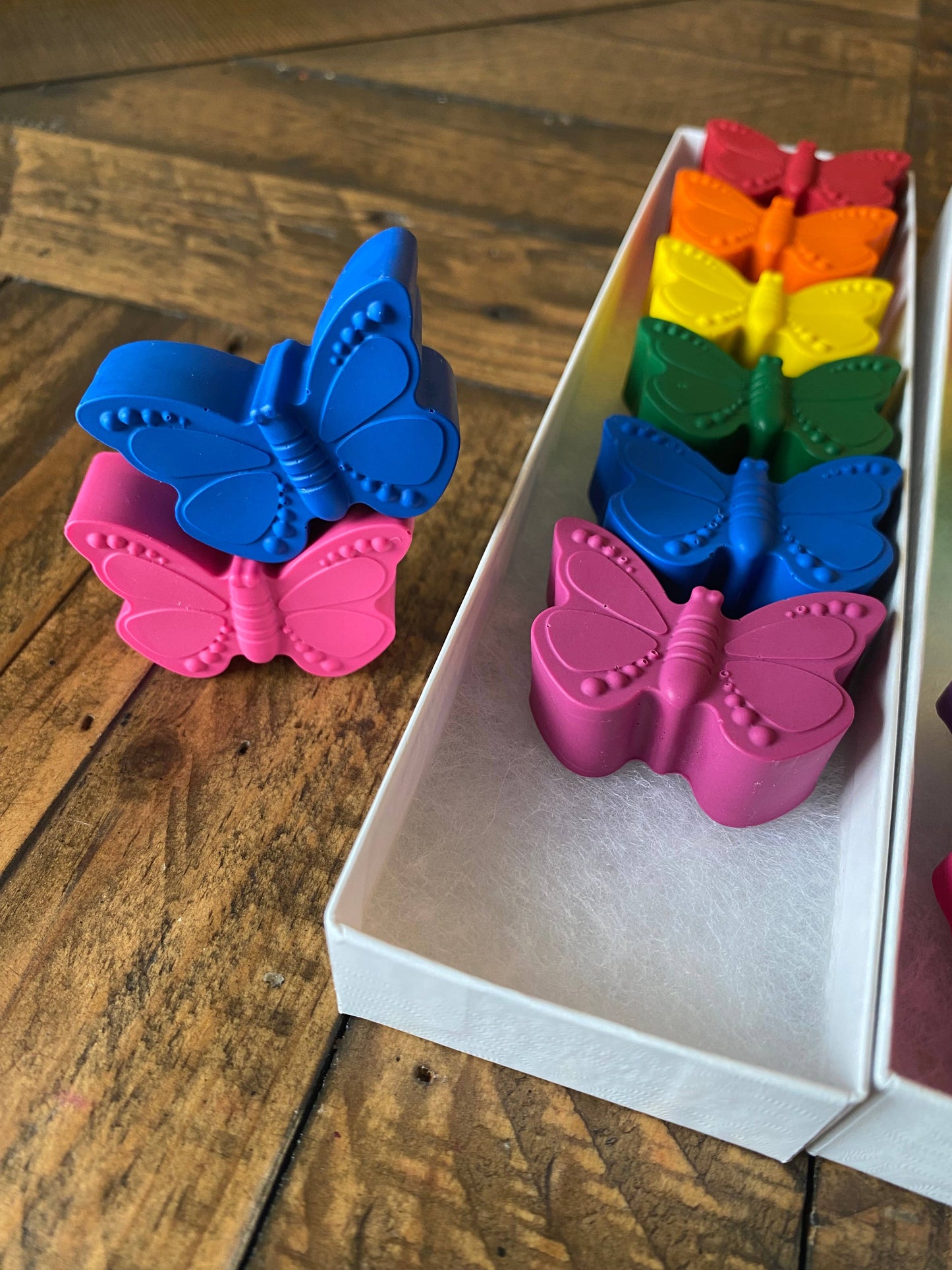 Crayon Butterflies Gift Set