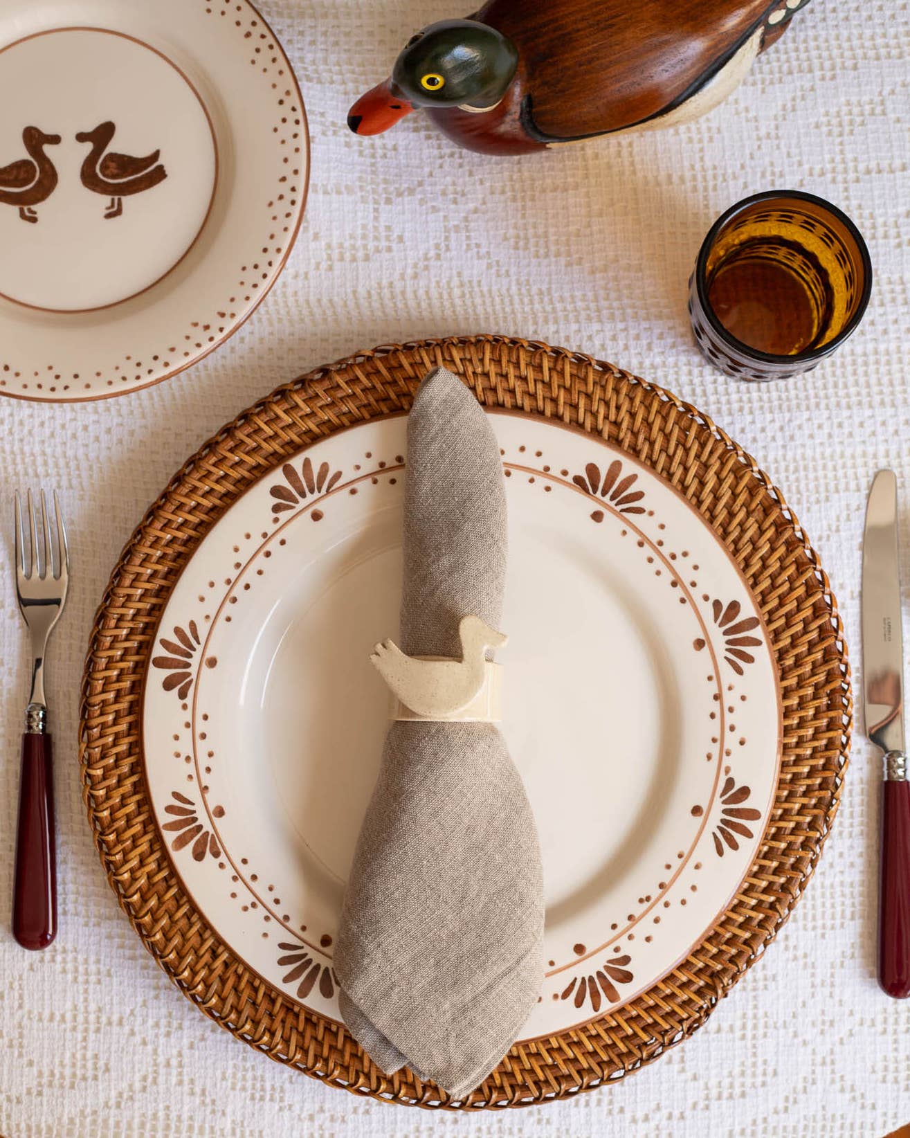 Teresa Hand-Painted Dinner Plate