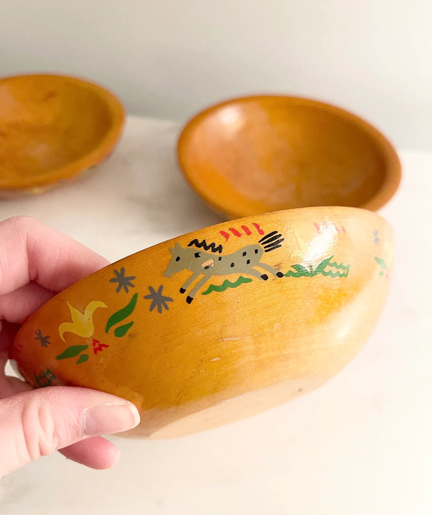 Vintage Munising Wooden Bowls