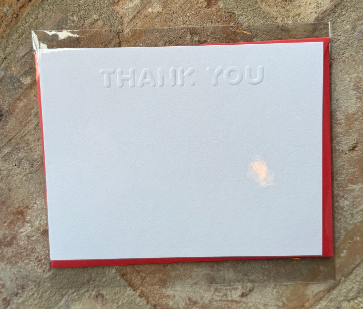 Balloon Letter Thank You Greeting Card