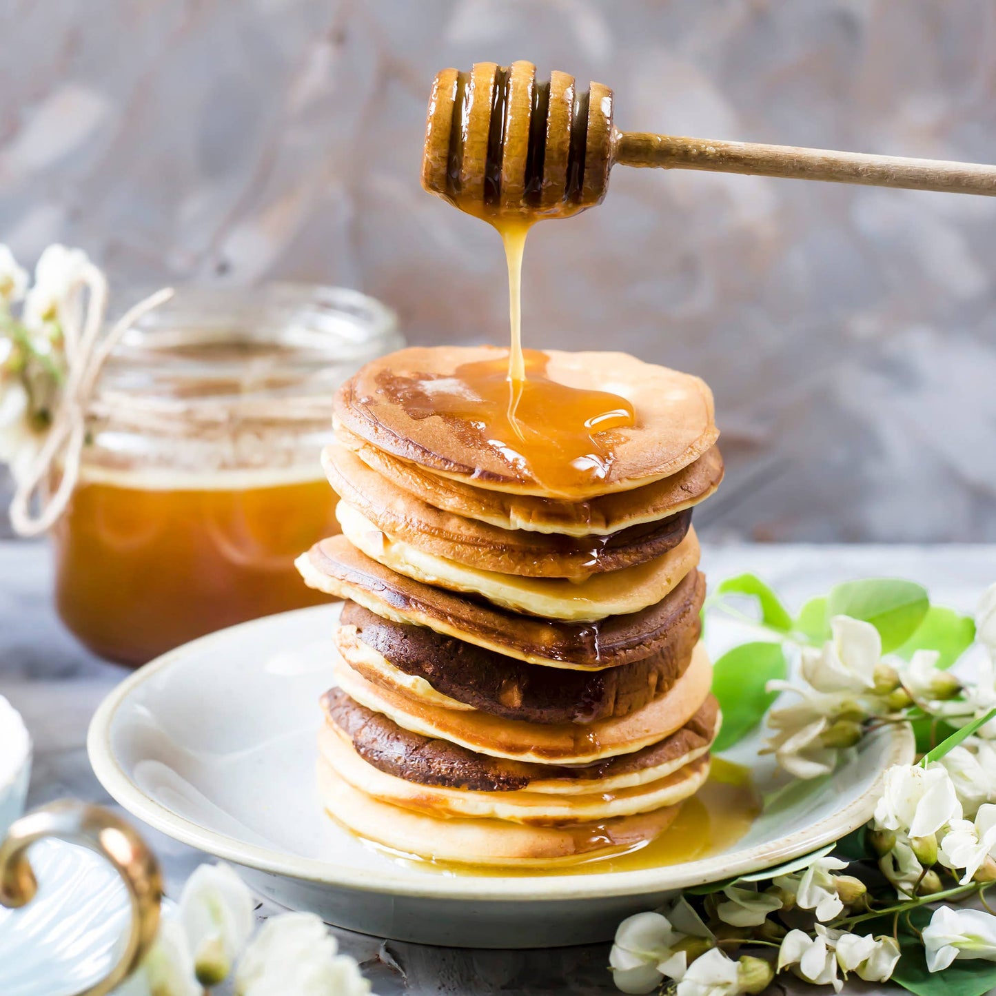 Wooden Honey Dipper