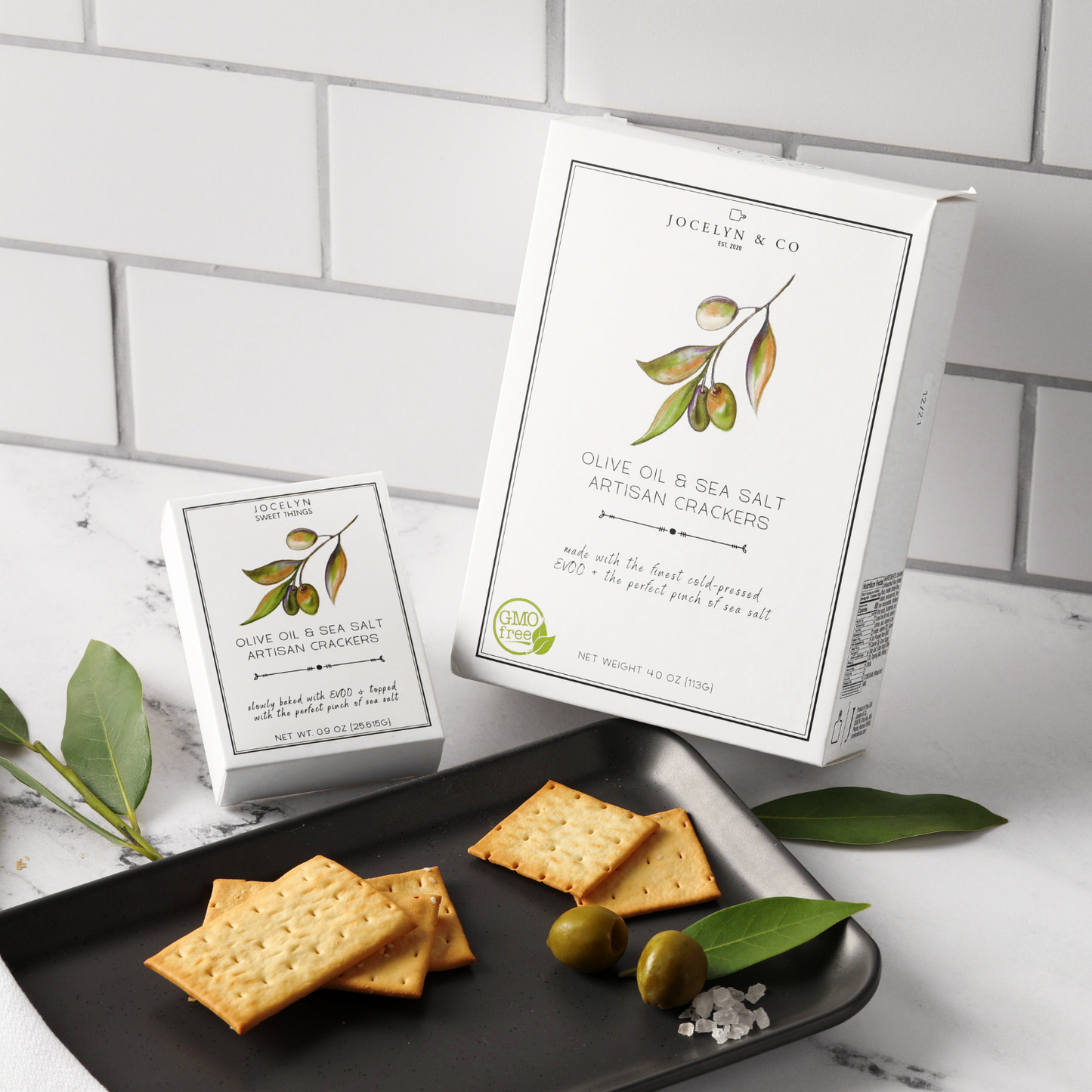 Olive Oil & Sea Salt Crackers