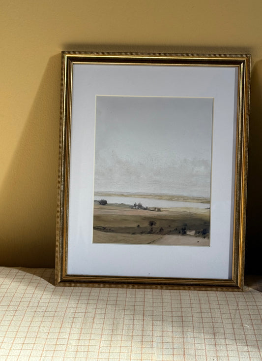 Framed Vintage Landscape Print