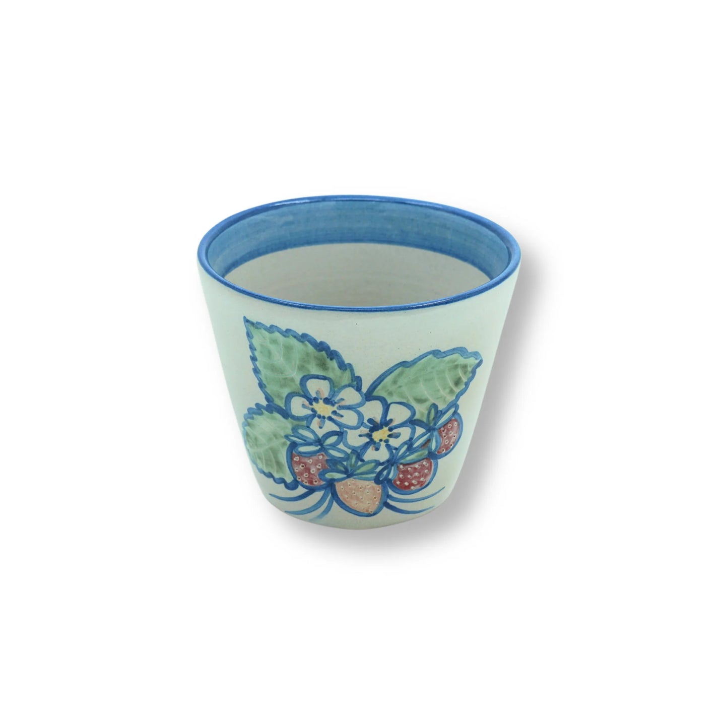 Small Cachepot - Strawberry Leaf