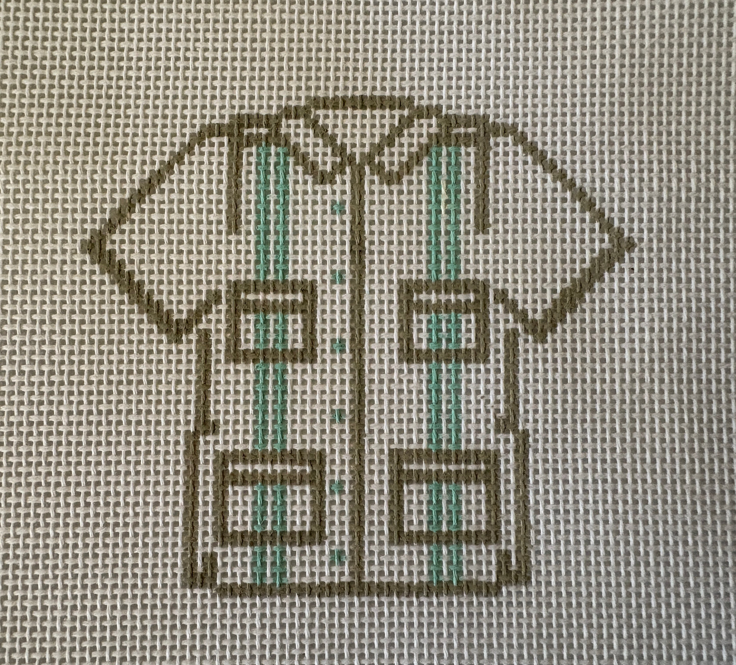 Boy Dad Guayabera Needlepoint Canvas