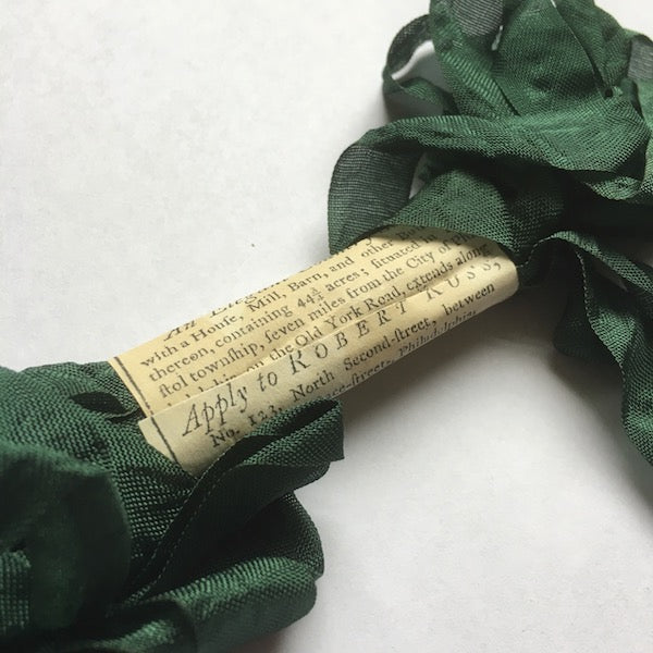 Vintage Ribbon - Hunter Green