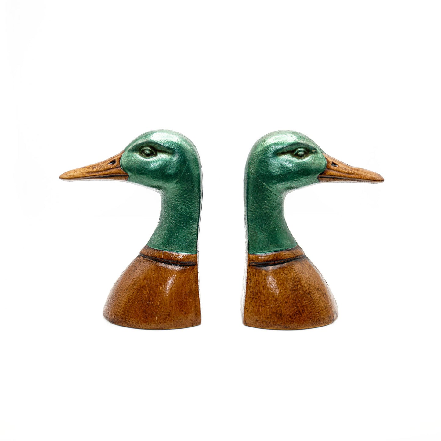 Mallard Duck Decorative Bookend Set