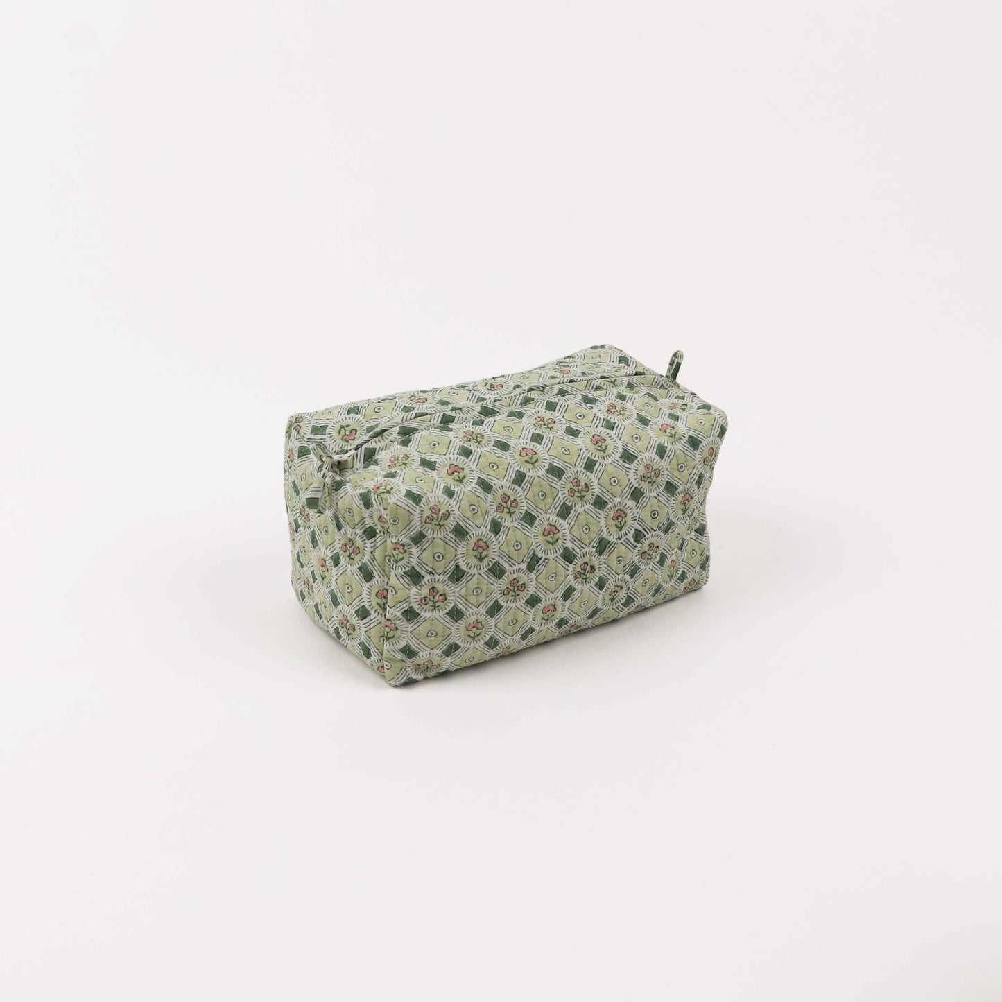 Hand Block Printed Beauty Bag