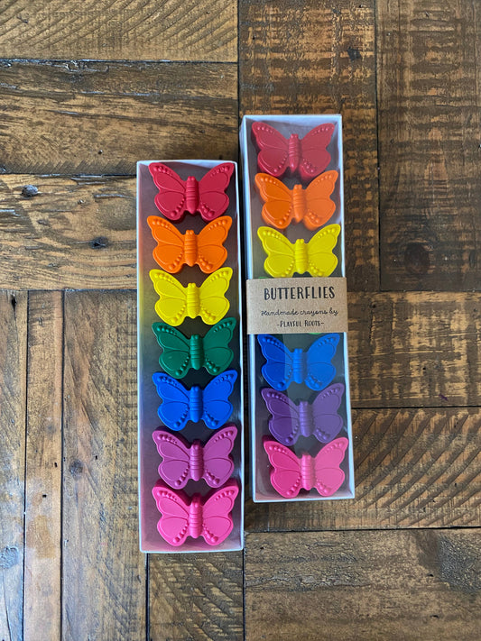 Crayon Butterflies Gift Set