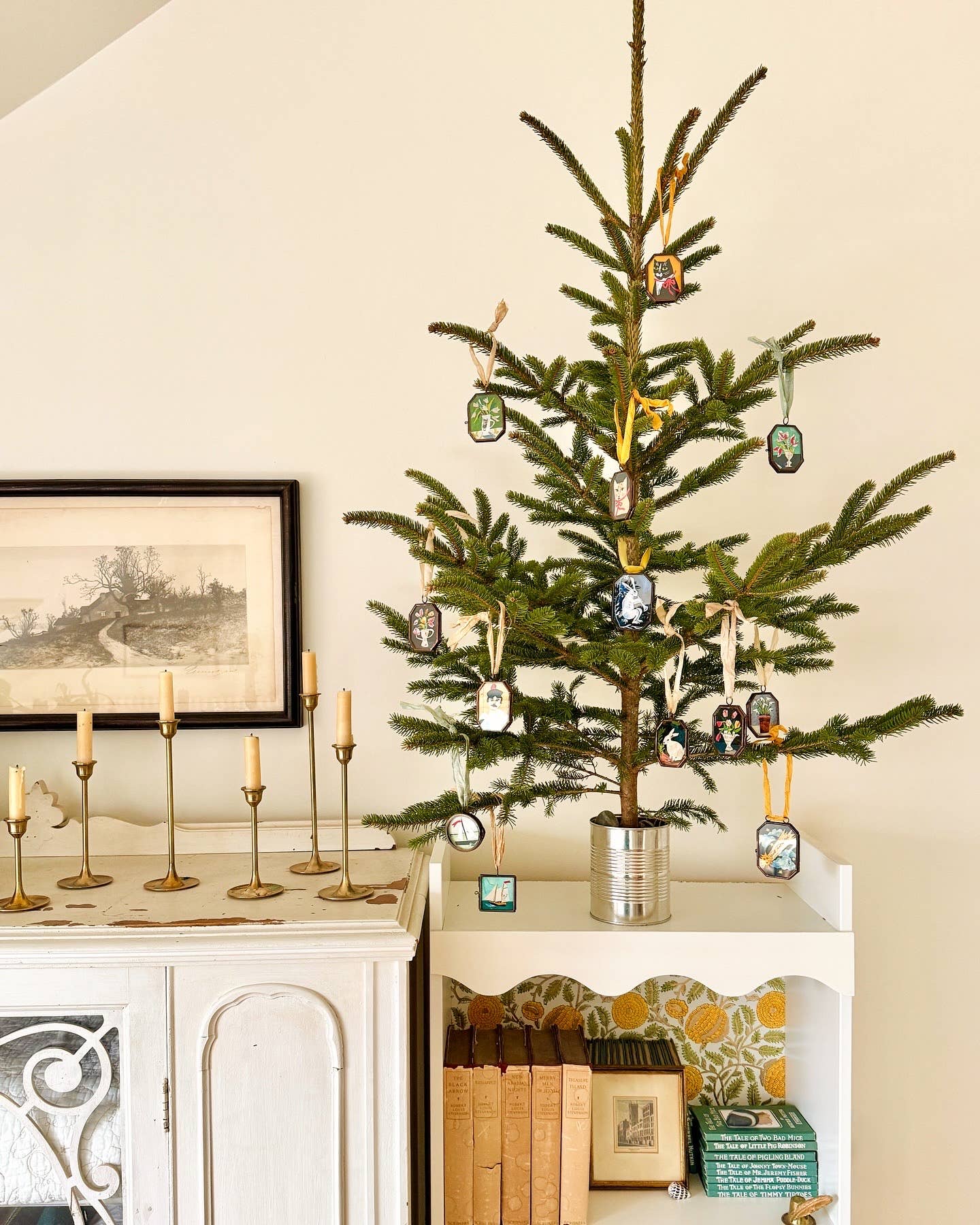 Butterfly Waltz ~ Art Locket Ornament Garden Handmade