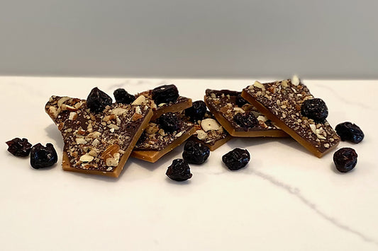 Dark Chocolate With Dried Cherries - Toffee Traditions