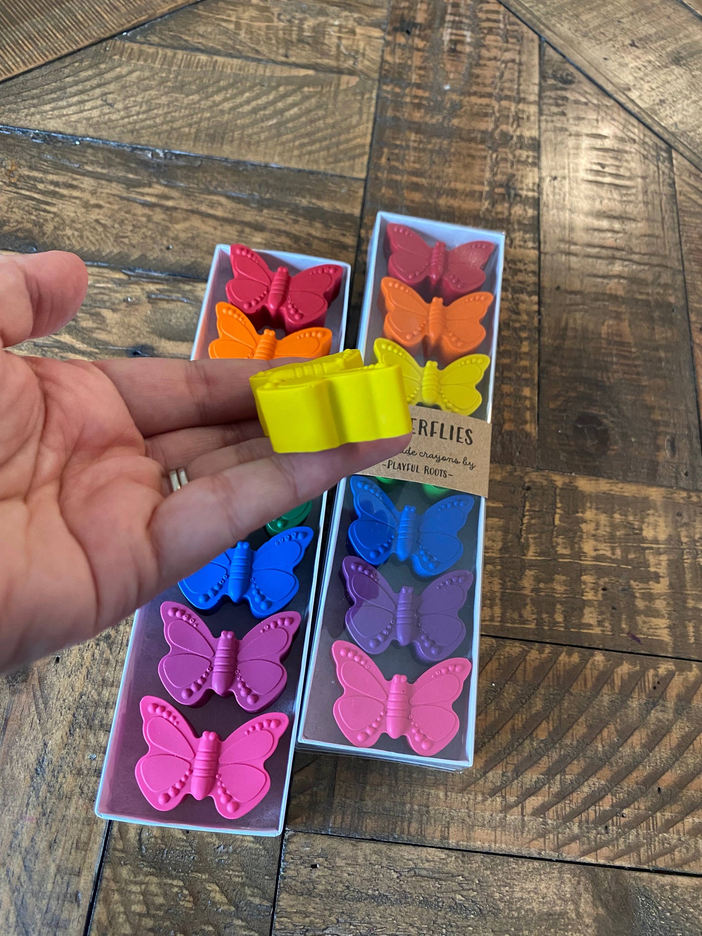 Crayon Butterflies Gift Set