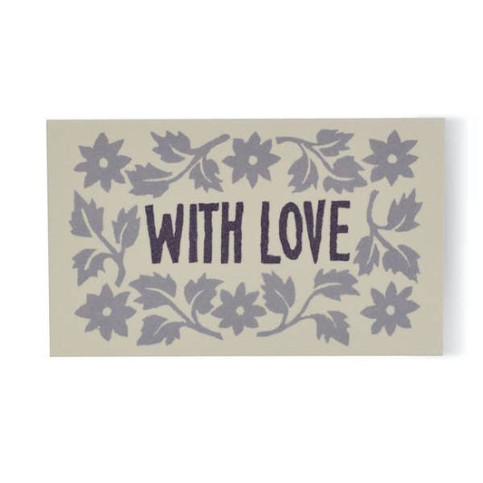 Pack of Leaves and Stars Gift Cards Lavender