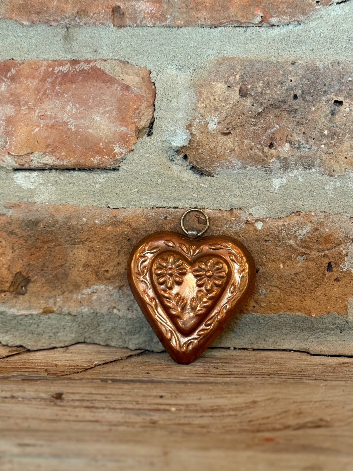Vintage Copper Heart Mold
