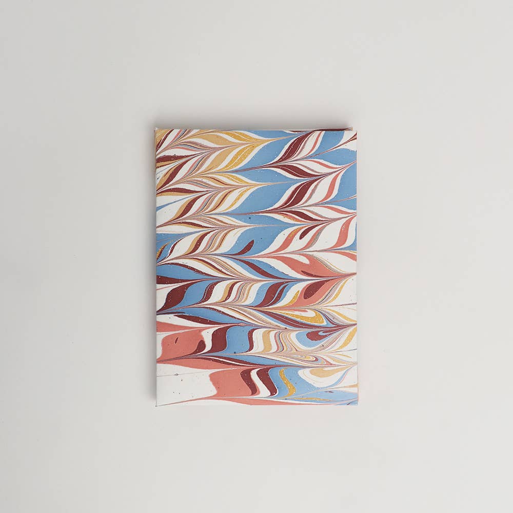 Hand Marbled Greeting Card Set - 8 Cards
