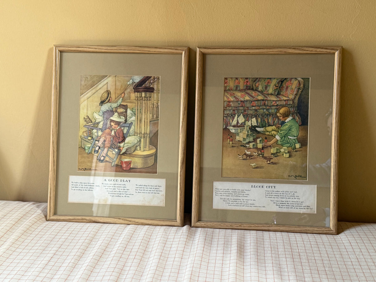 Framed Artwork titled “A Good Play”