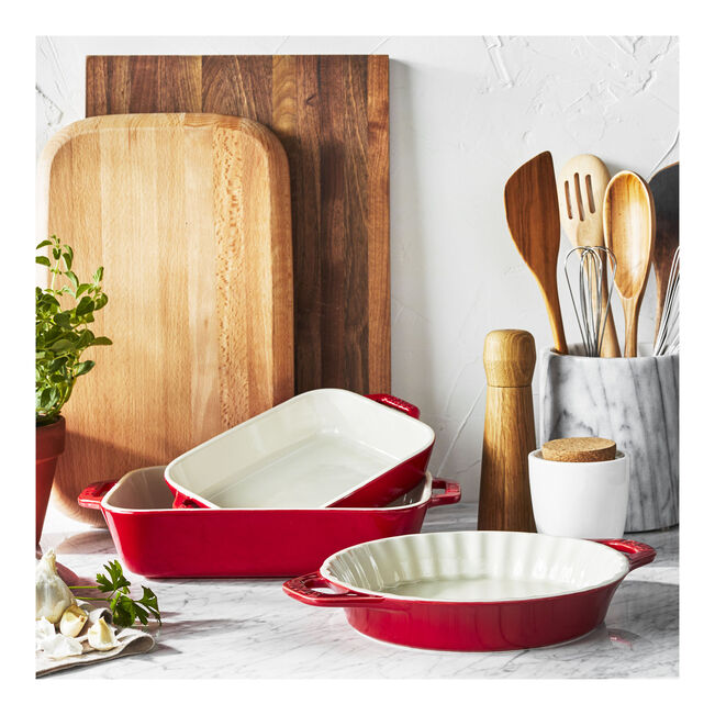 Staub Ceramic Gratin Dish (7.5" x 6.5")