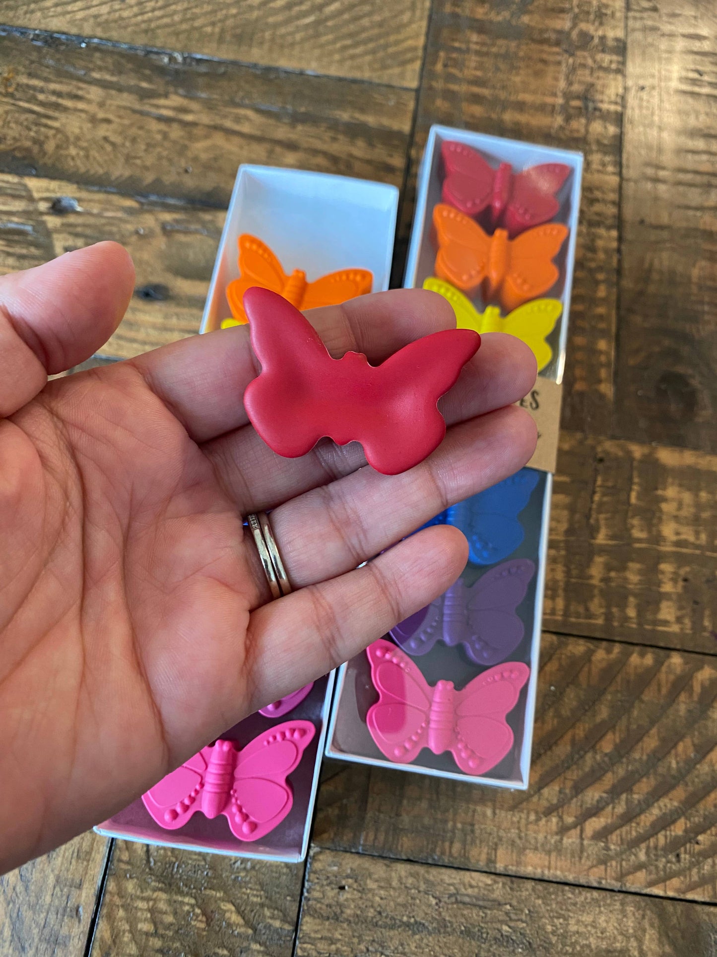 Crayon Butterflies Gift Set