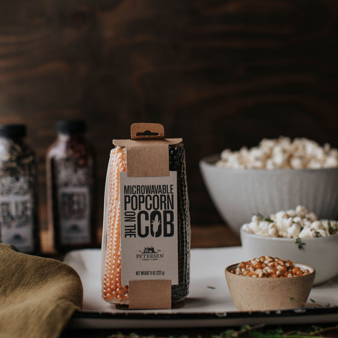 Microwave Popcorn on the Cob - Hand-Harvested