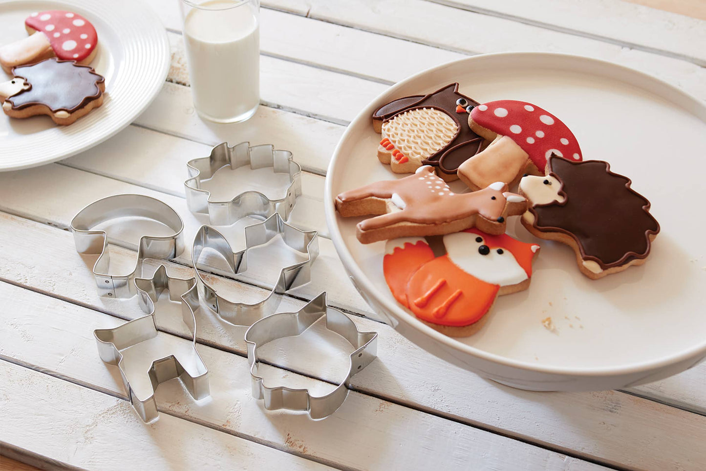Woodland Animal Cookie Cutters, Set of 5