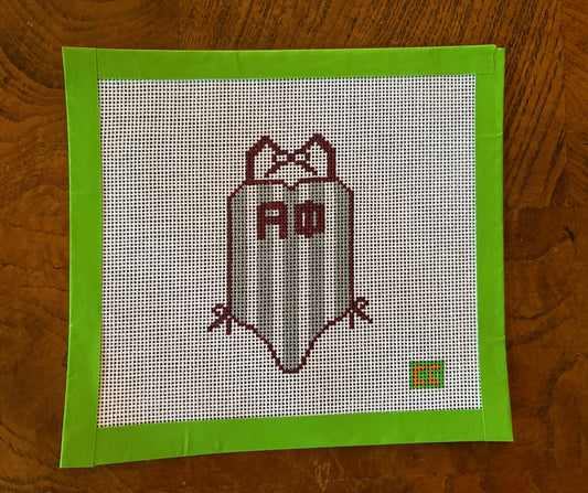 Alpha Phi Spring Break Swimsuit Needlepoint Canvas
