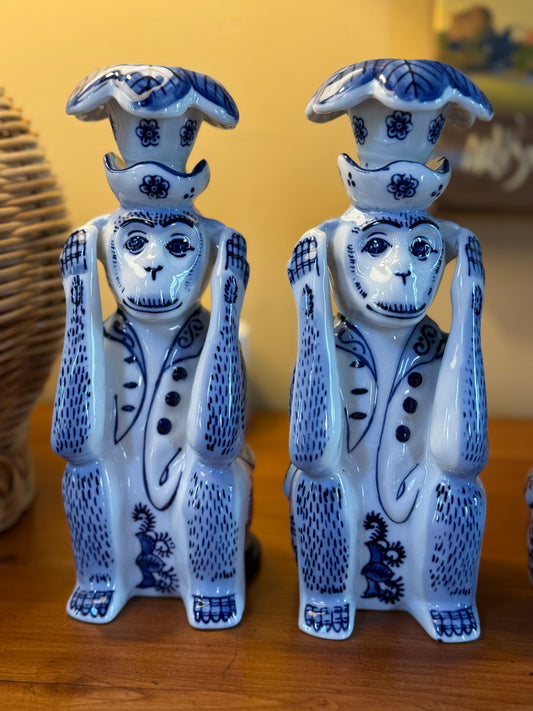 Monkey Candlesticks (pair)