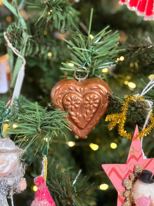 Vintage Copper Heart Mold