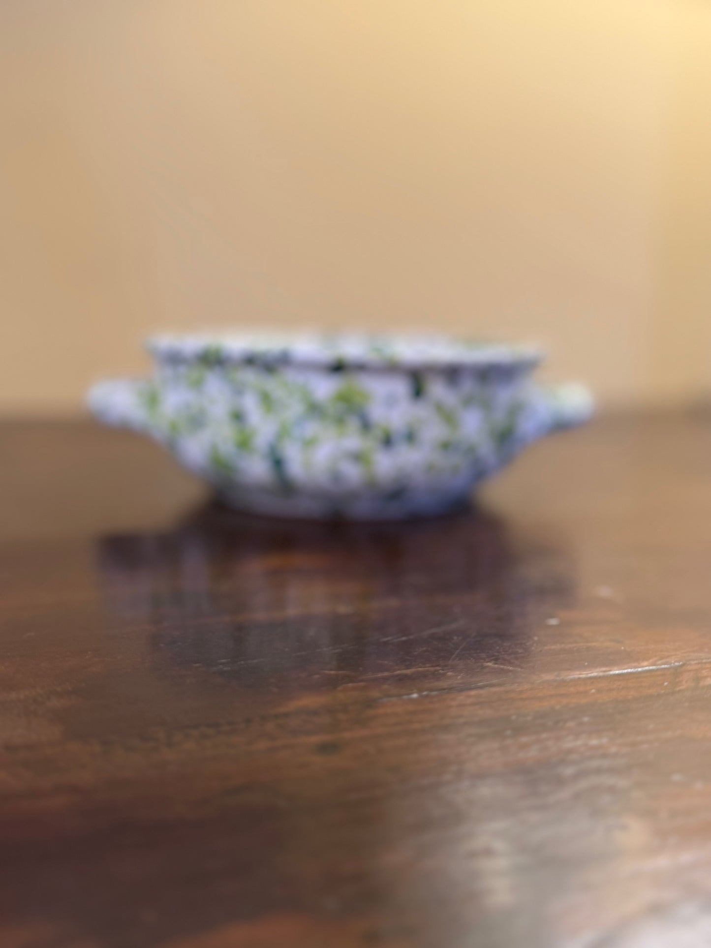 Italian Speckled Fratelli Handled Bowl