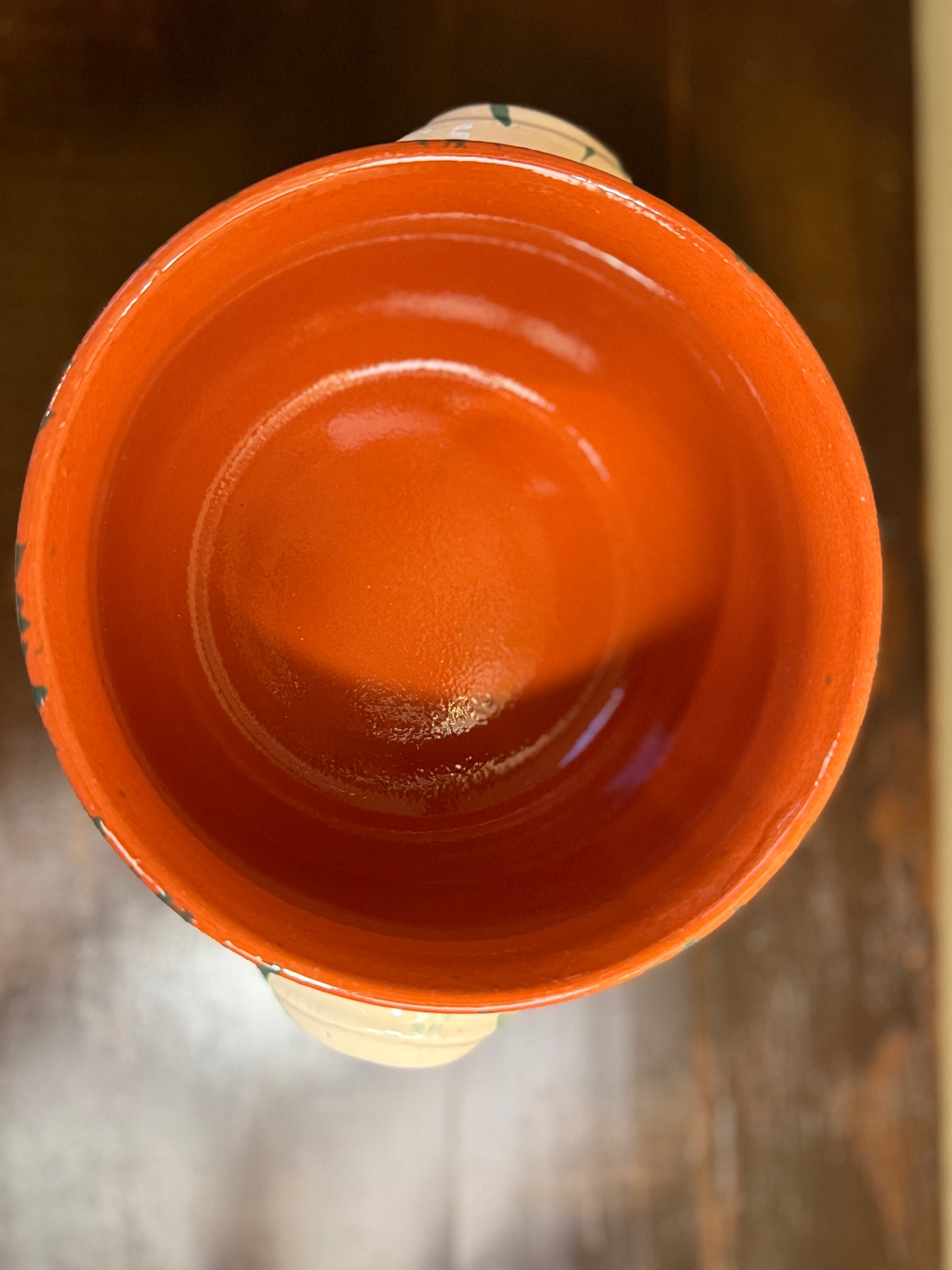 Italian Splattered Lidded Pot