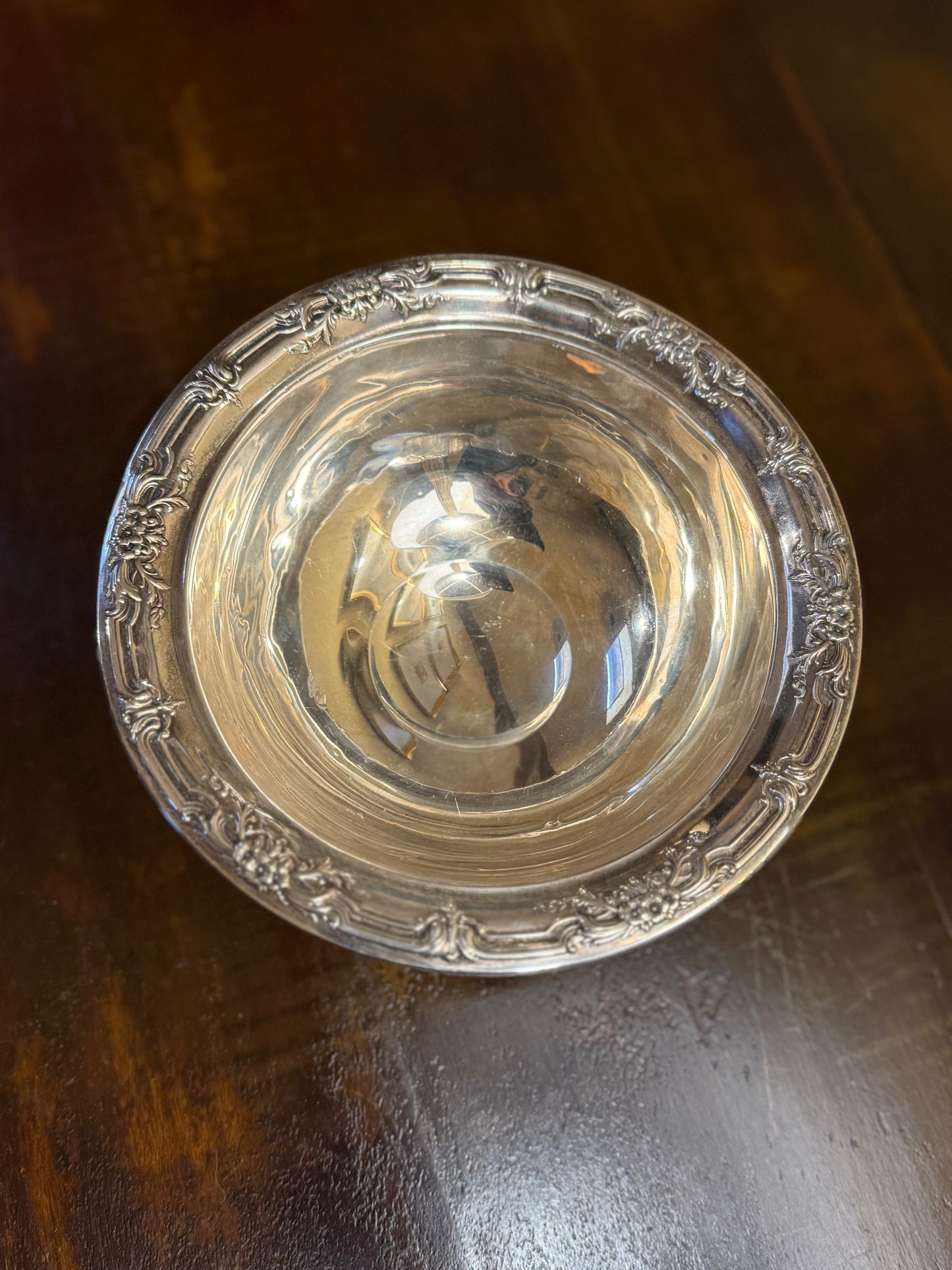 Antique Sterling Candy Bowl