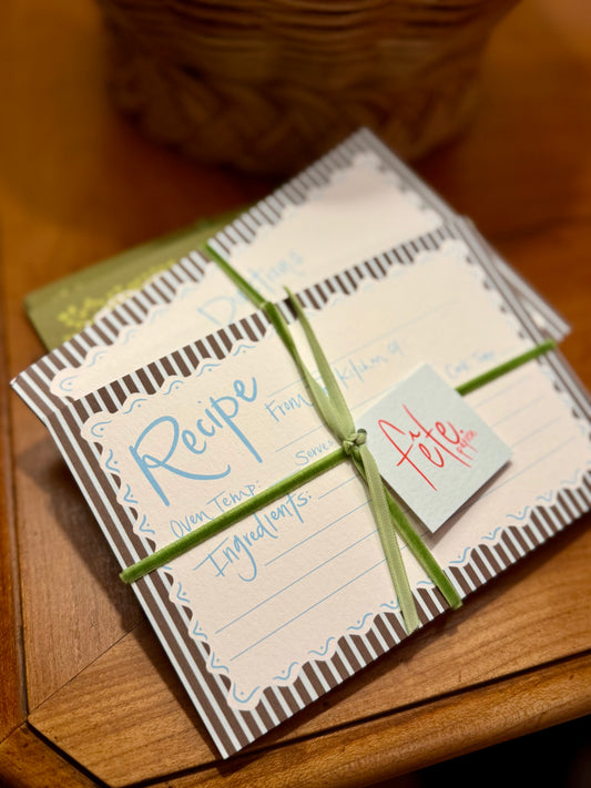 Recipe Cards, set of 10