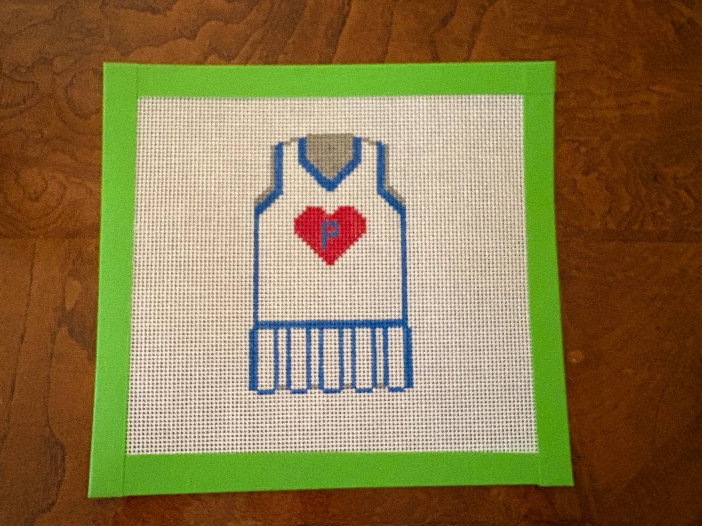 Pawnee Athletic Dress Needlepoint Canvas