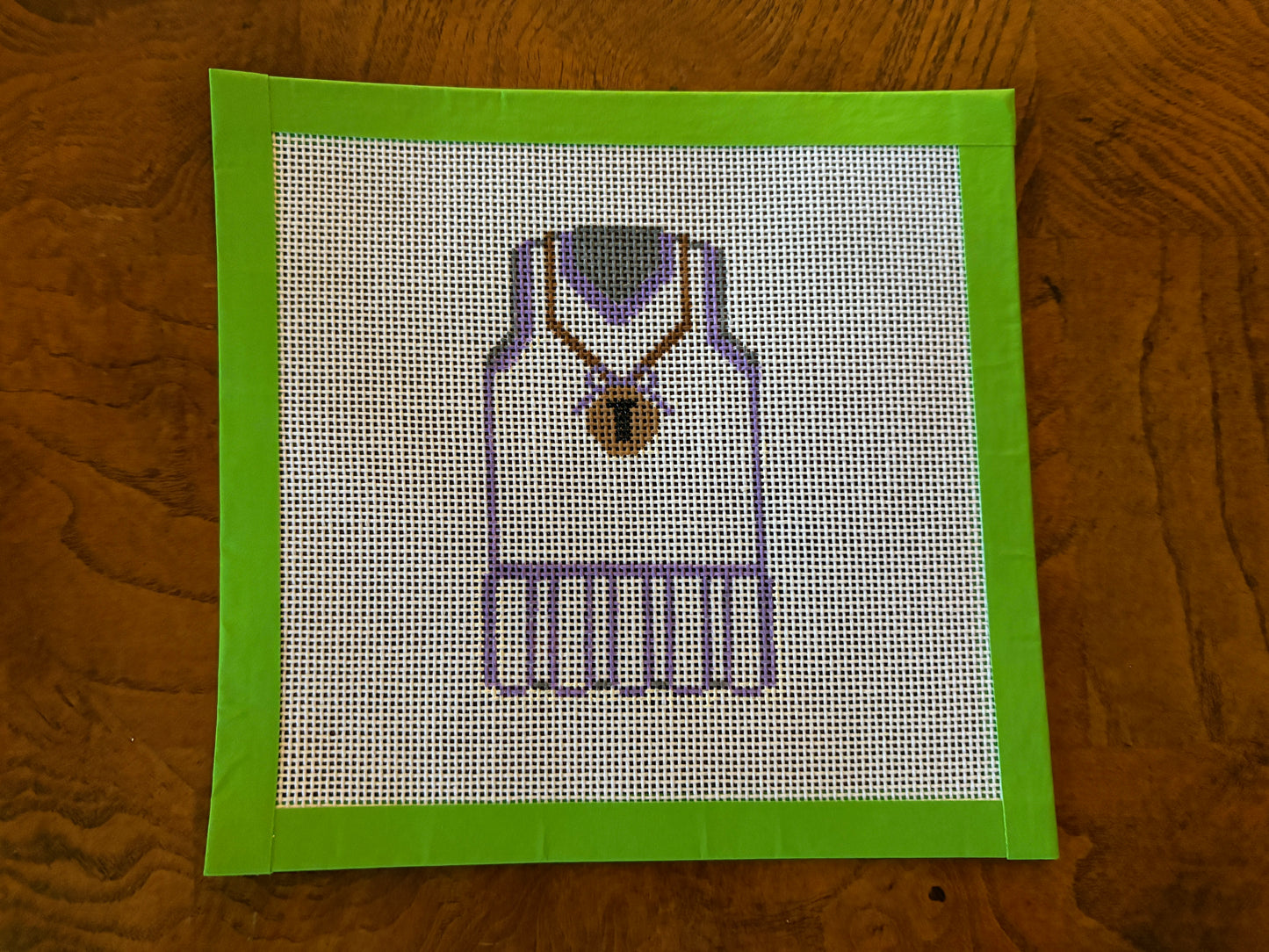 Tejas Athletic Dress Needlepoint Canvas